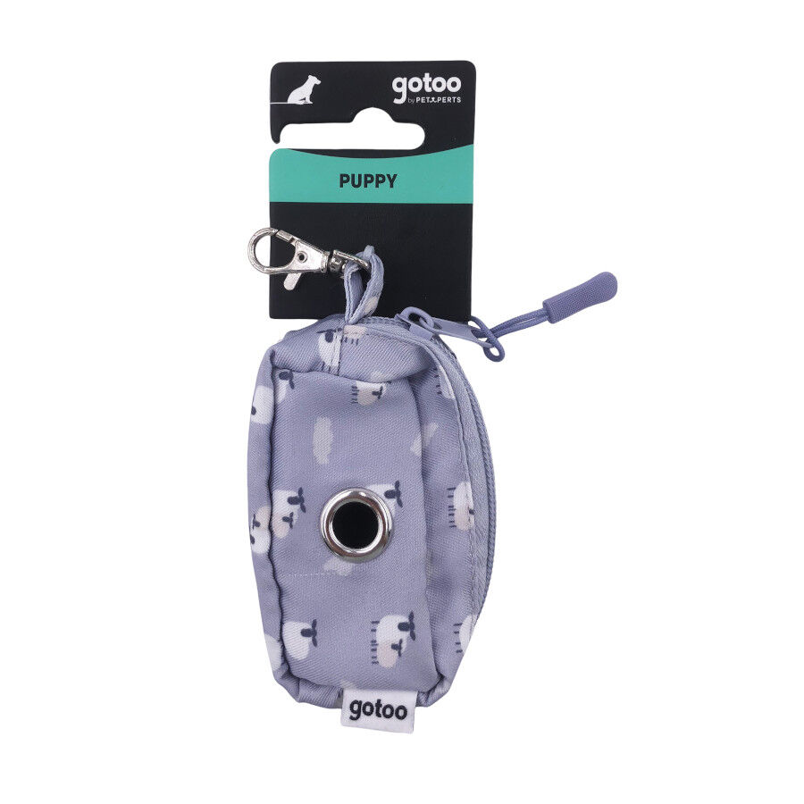 Gotoo Porta bolsas estampado gris para perros, , large indicador imagen numero 4