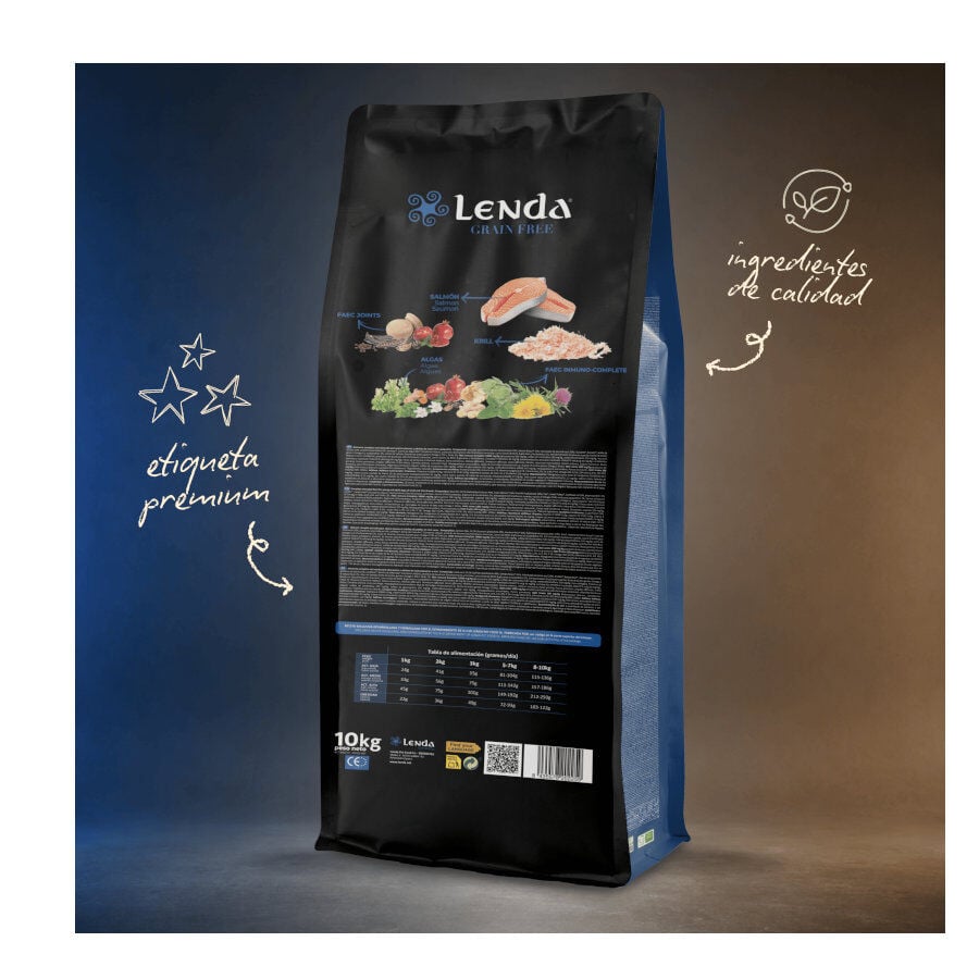 2 Kg Lenda Grain Free Pescado y Krill pienso para perros de razas mini, , large indicador imagen numero 3