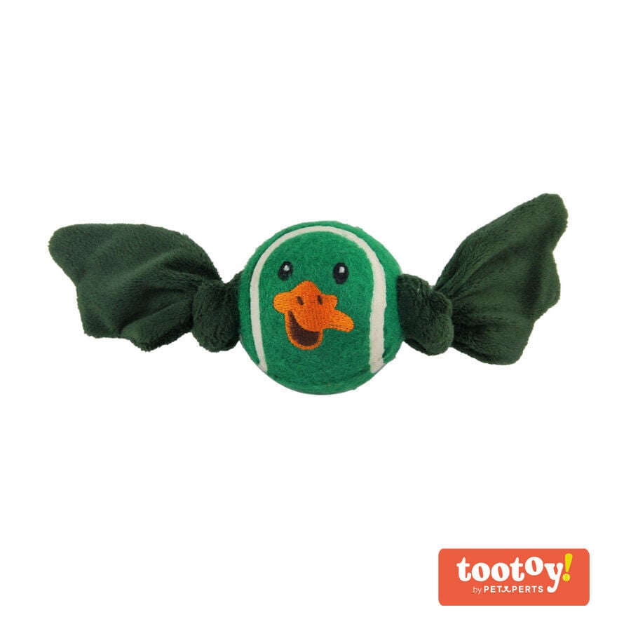 Tootoy! Chase Duck Ball pelota de tenis con sonido crujiente para perros, , large Imagen numero 1