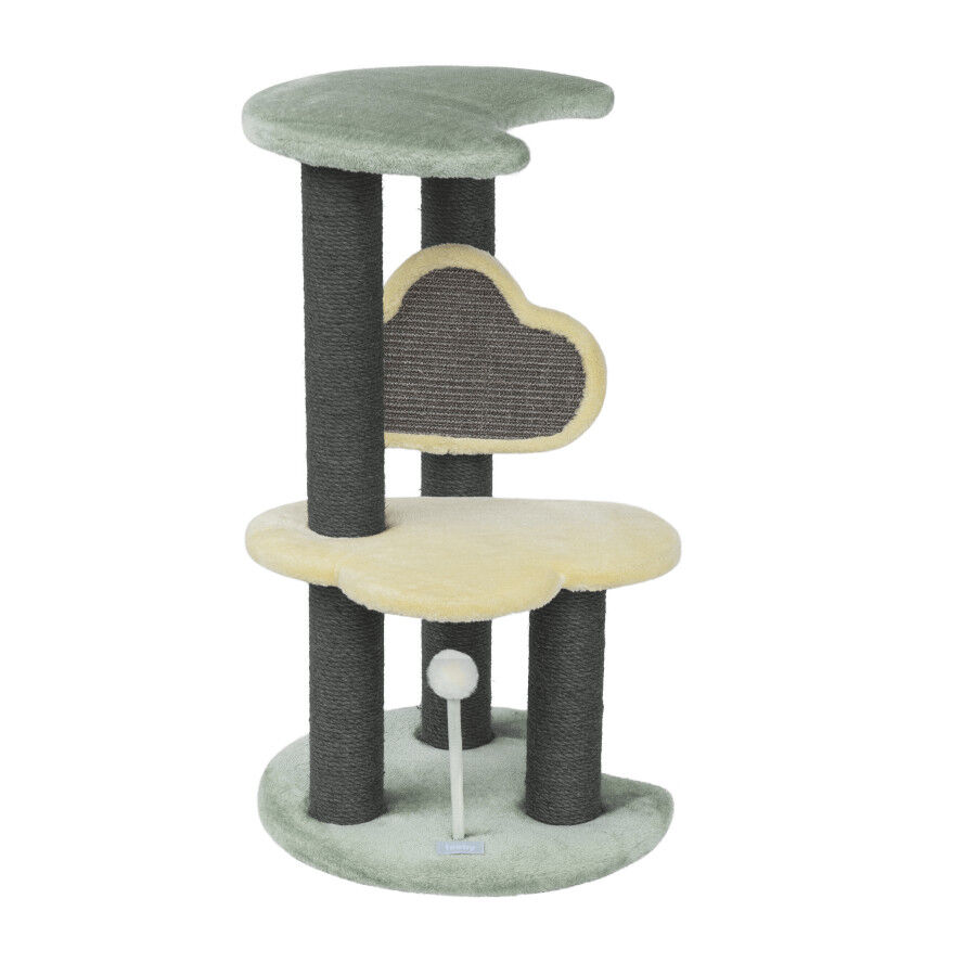 Leeby Karlo torre rascador con juguete para gatitos, , large indicador imagen numero 1