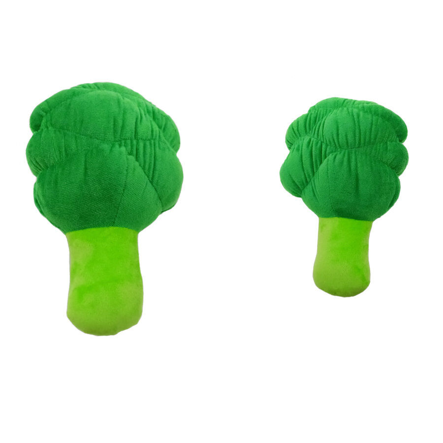 Tootoy! Comfort Healthy Broccoli Cuddler peluche con sonido para perros, , large indicador imagen numero 3