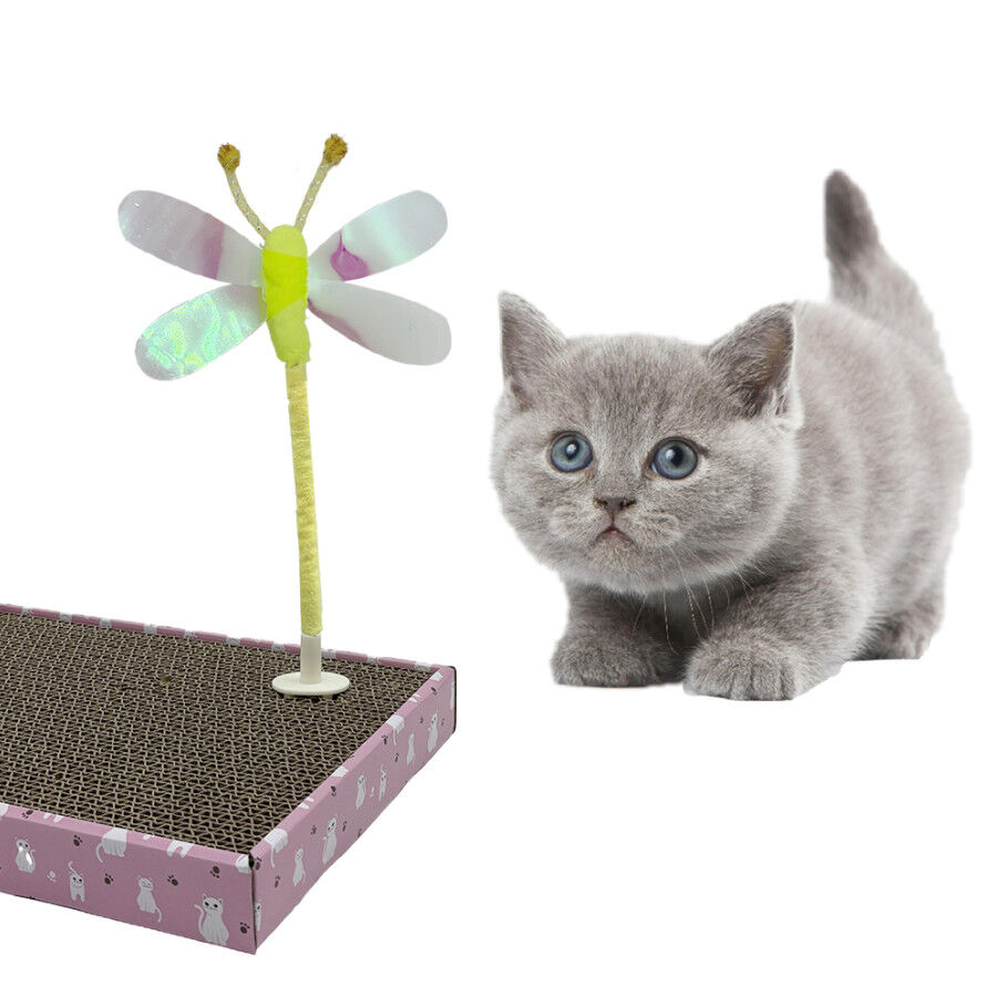 Leeby Babette juguete rascador mariposa para gatos, , large indicador imagen numero 1