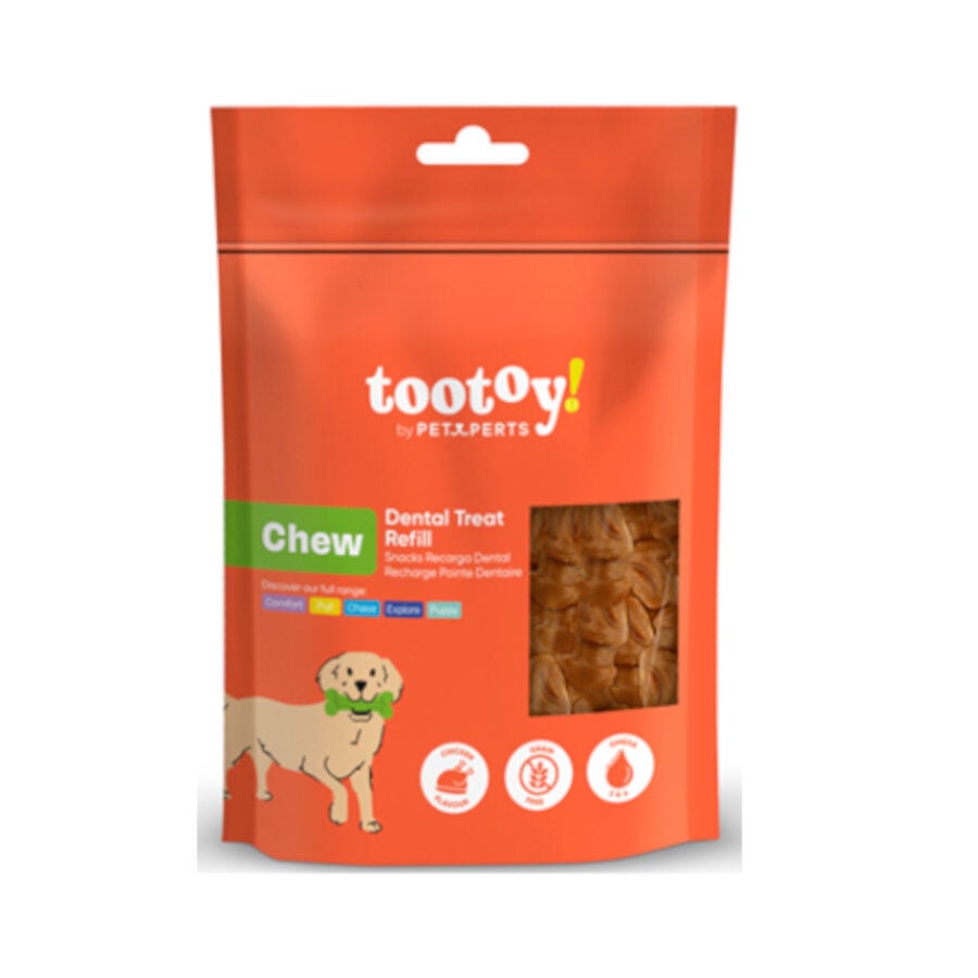 Tootoy! Chew Dental Refill Natural Chuches para mordedores para perros, , large Imagen numero 1