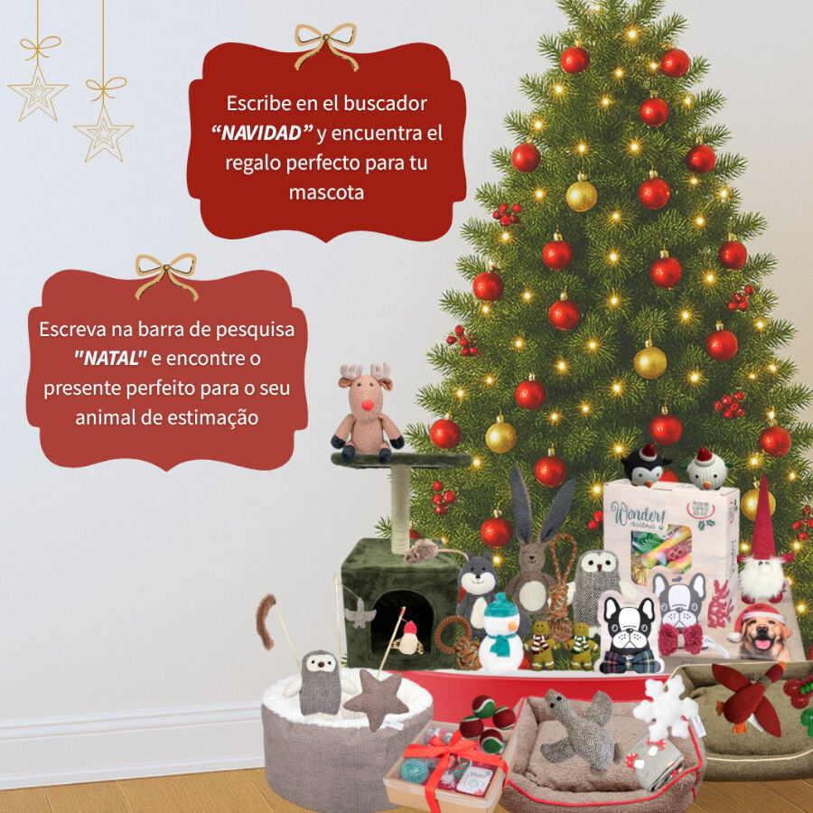 Wonder Christmas Pajarita Navide&ntilde;a Azul para perros, , large indicador imagen numero 5