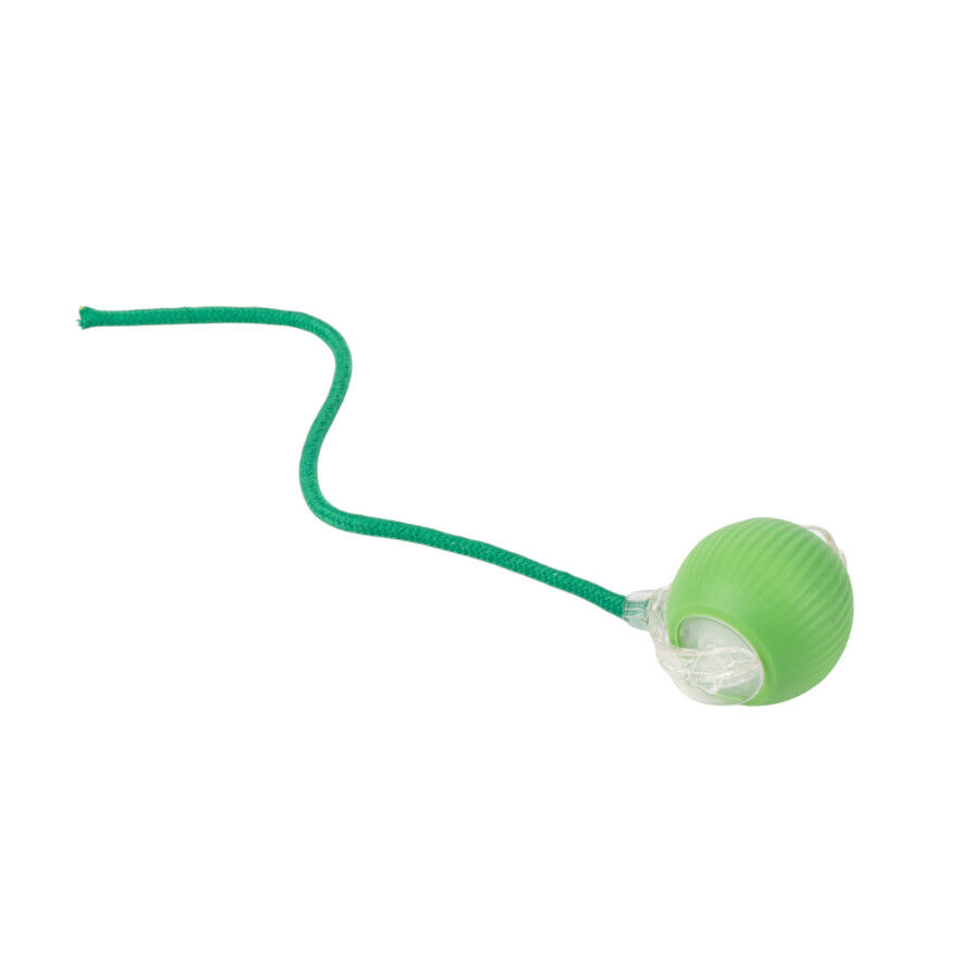 Tootoy! Pelota Interactiva con Luces y Cuerda Verde para gatos, , large indicador imagen numero 2