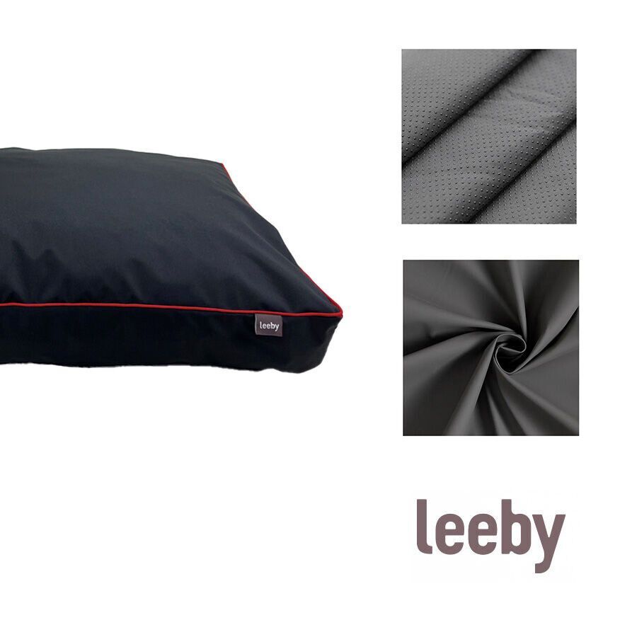 Leeby Colchoneta Waterproof Antipelo negra para perros, , large Imagen numero 3
