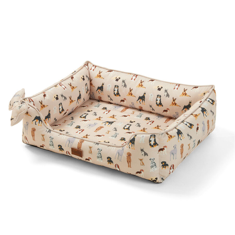 Leeby cama viscoel&aacute;stica estampado perros para perros, , large Imagen numero 1