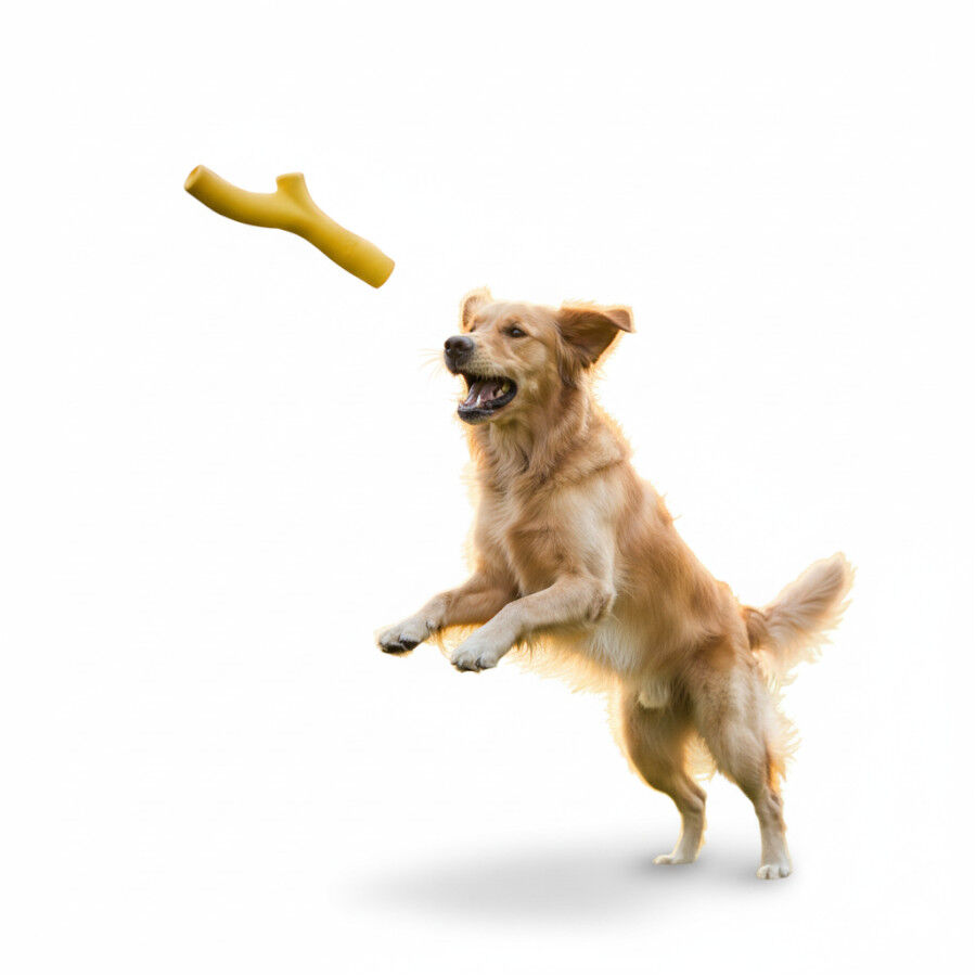 BECO Mordedor de Goma Amarillo para perros