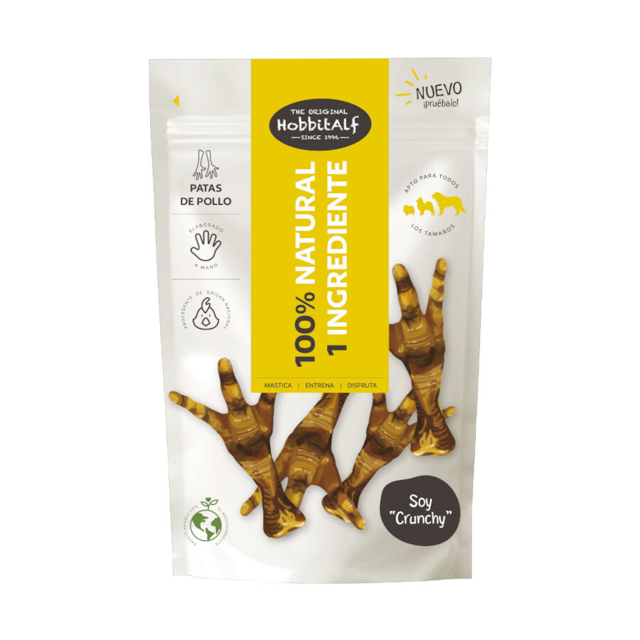 100 g Hobbitalf Patas de Pollo para perros, , large Imagen numero 1