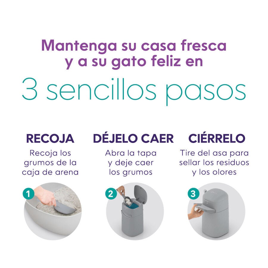 Litter Genie Cubo Easy Roll LitterLocker para gatos, , large indicador imagen numero 3