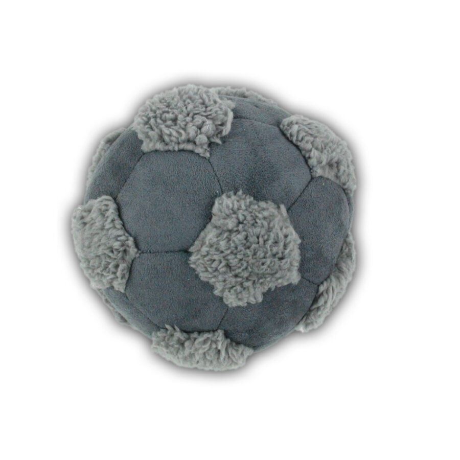Tootoy! Comfy Football  Grey Pelota de Peluche para perros, , large Imagen numero 2
