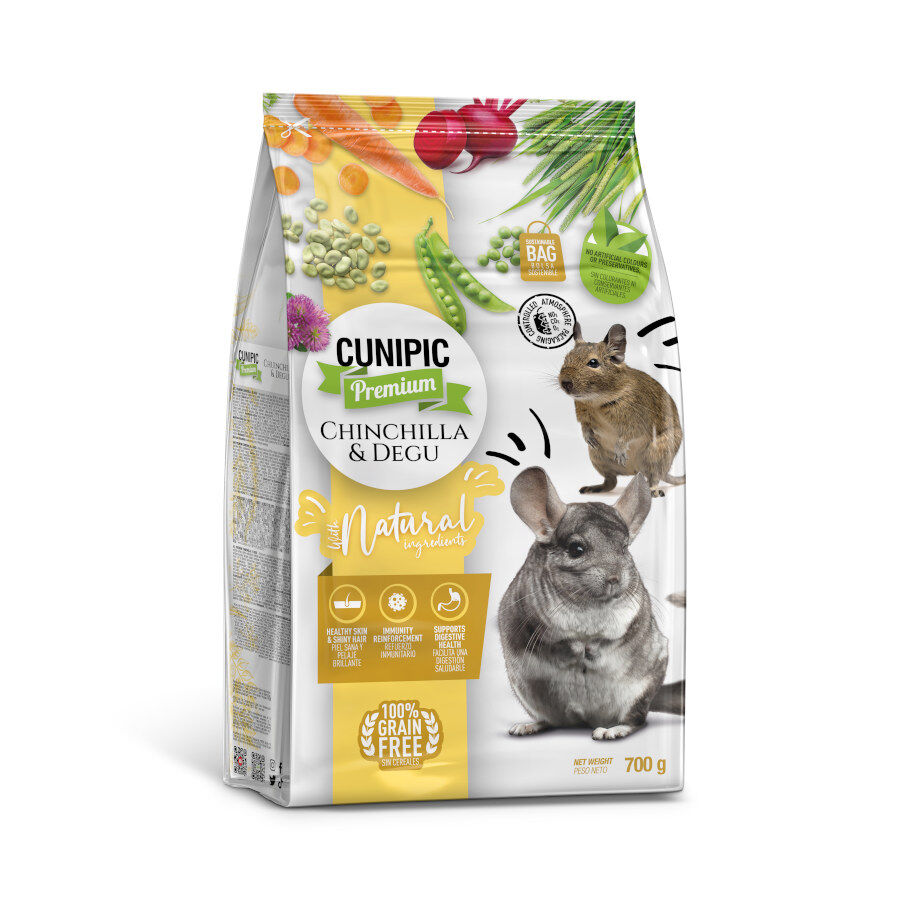 Cunipic Premium pienso para chinchillas y deg&uacute;s