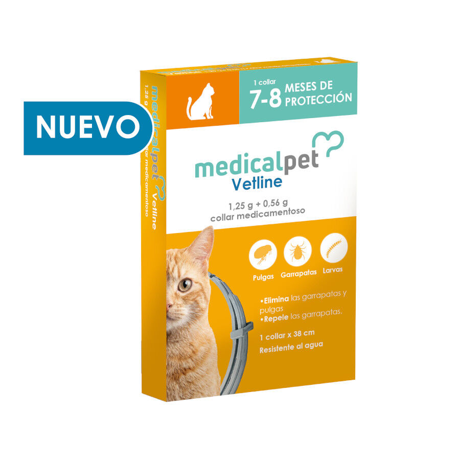 Medicalpet Vetline Collar Antiparasitario para gatos, , large indicador imagen numero 2
