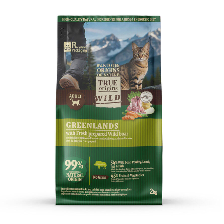 6 kg True Origins Wild Greenlands Jabal&iacute; pienso para gatos, , large indicador imagen numero 2