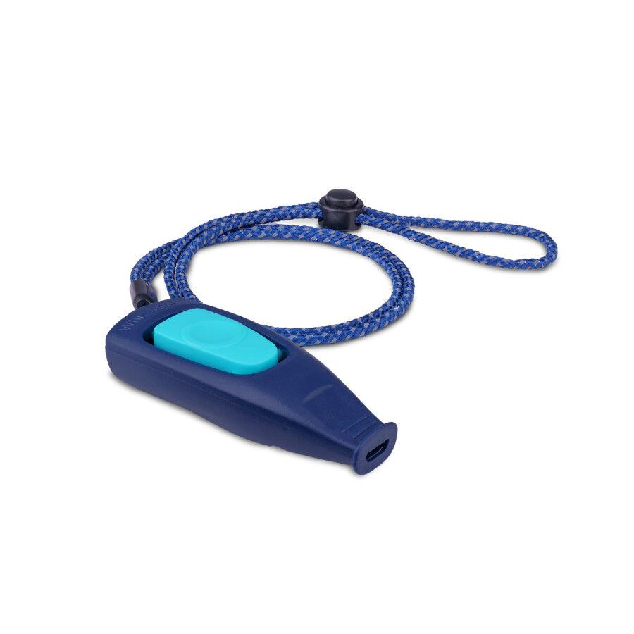 Coachi clicker con silbato de entrenamiento azul oscuro para perros, , large Imagen numero 1