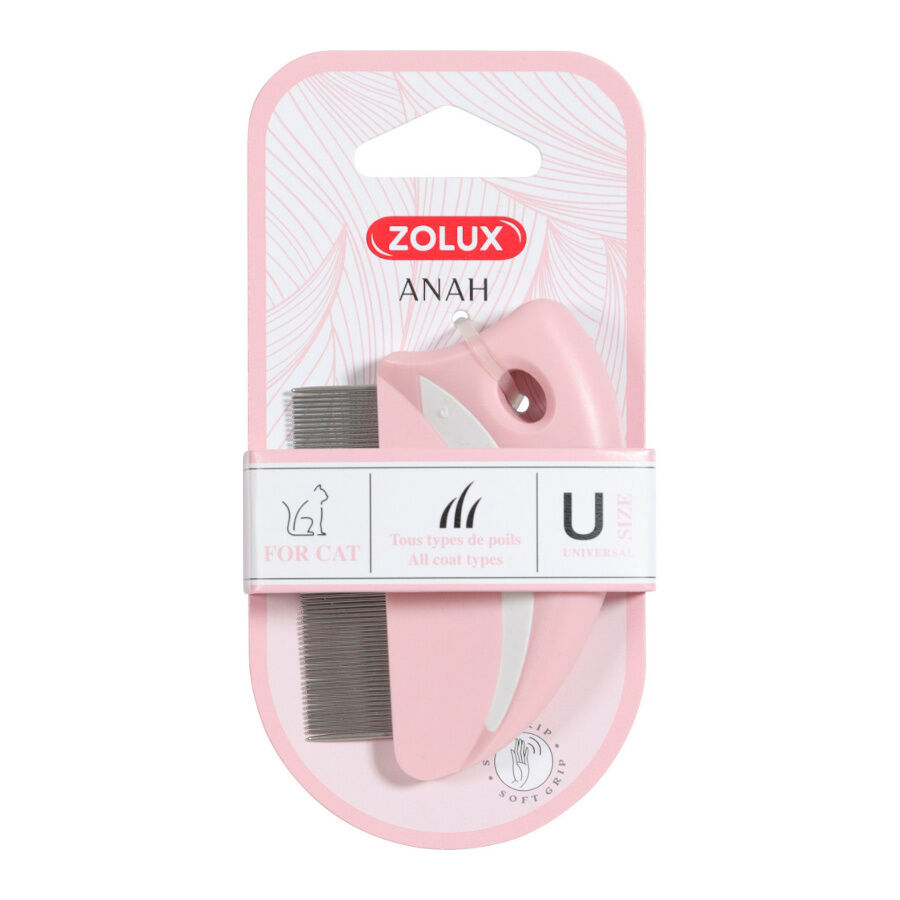Zolux Anah Round Antipulgas peine para gatos, , large Imagen numero 3