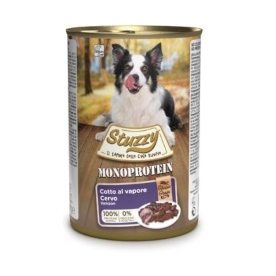 Stuzzy Monoprotein Ciervo comida h&uacute;meda para perro Imagen numero 1