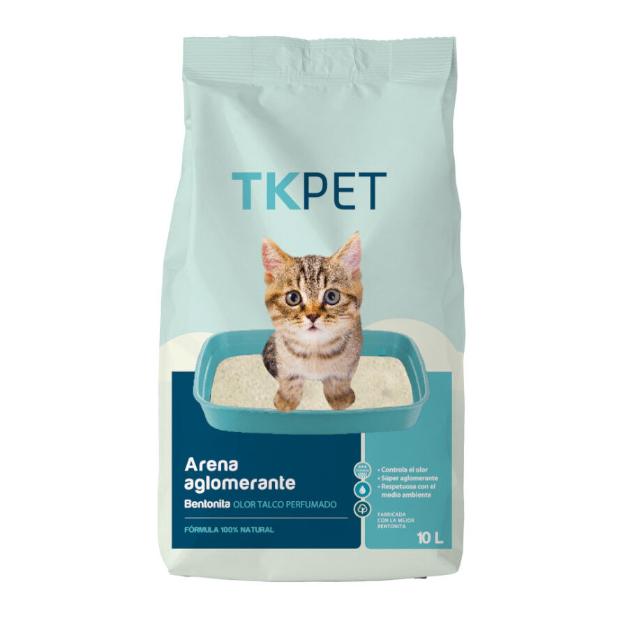 10 L TK-Pet Arena Aglomerante Bentonita y Talco para gatos, , large Imagen numero 1