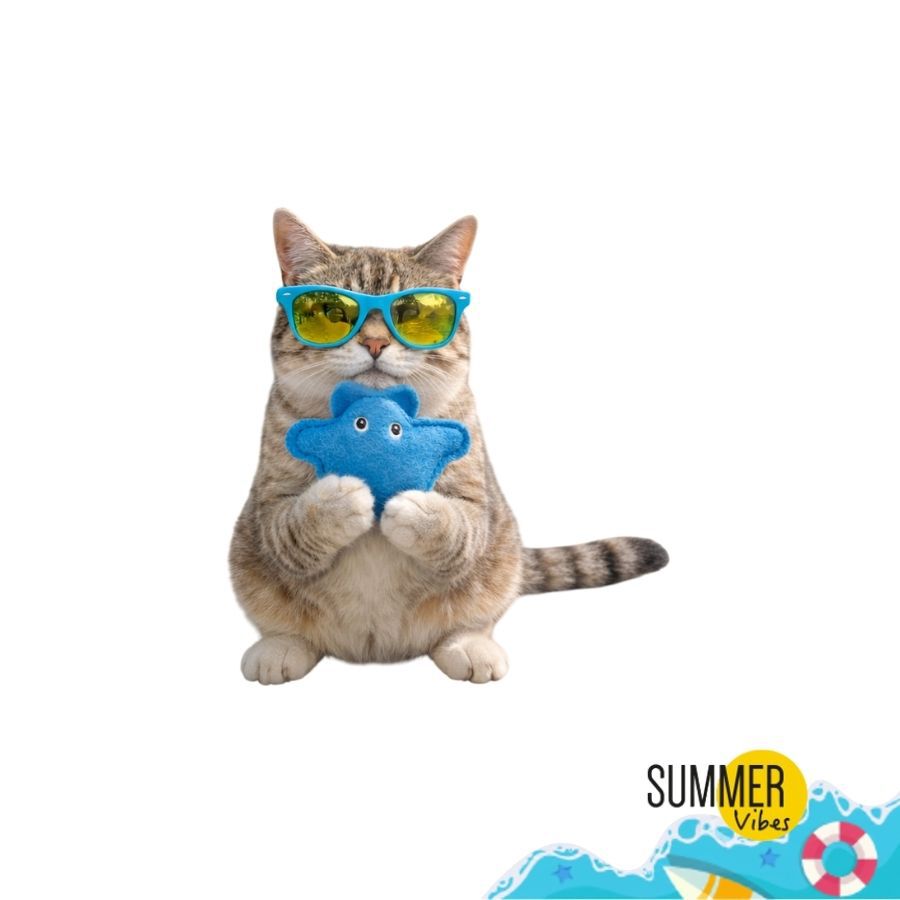Summer Vibes Mantarraya Peluche para gatos, , large indicador imagen numero 6