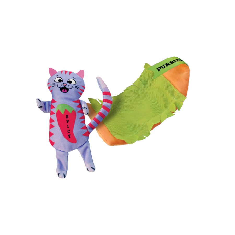 Kong Pull-A-Partz Purrito peluche para gatos, , large Imagen numero 1