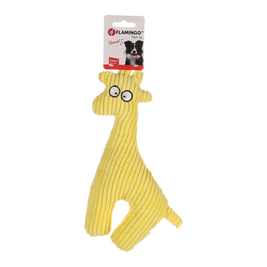 Flamingo Pebbles Jirafa de Peluche Amarilla para perros, , large indicador imagen numero 3