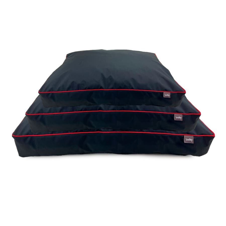 Leeby Colchoneta Waterproof Antipelo negra para perros, , large Imagen numero 1