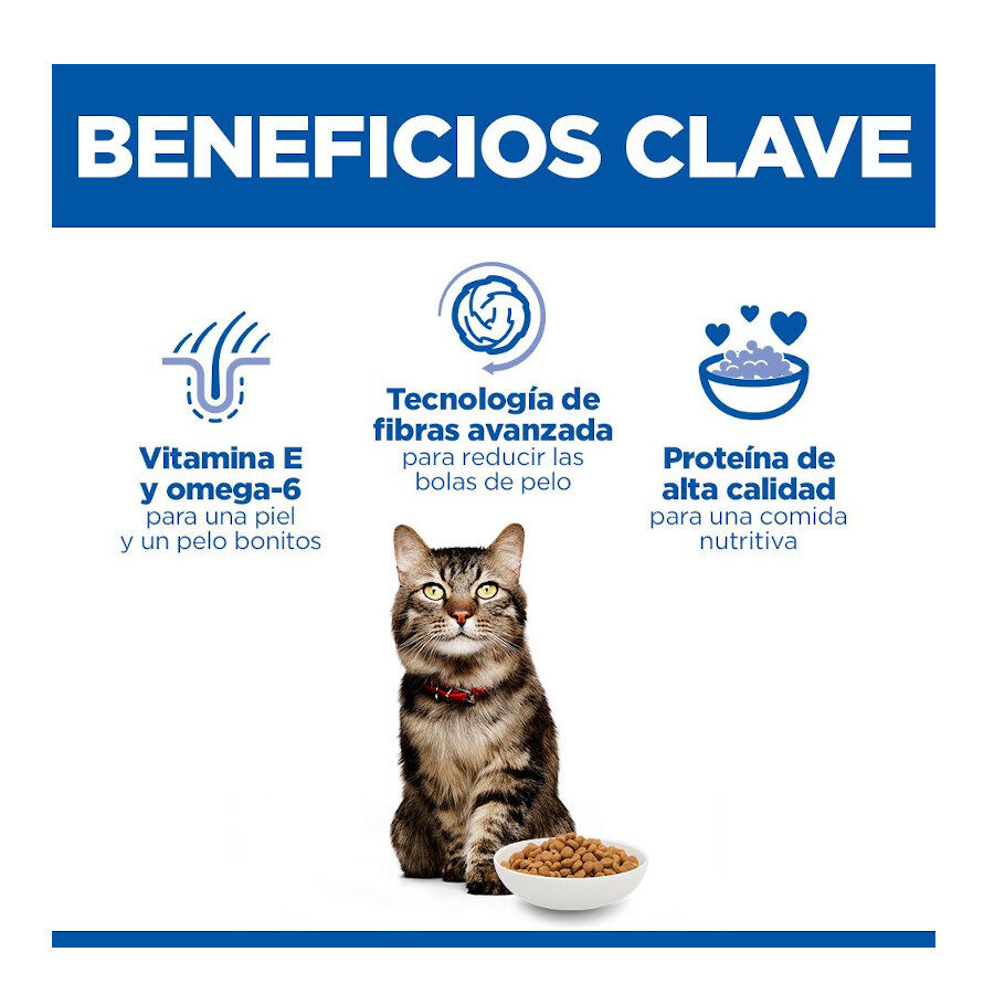 7 kg Hill's Science Plan Adult Hairball y Perfect Coat Pollo pienso para gatos, , large Imagen numero 3
