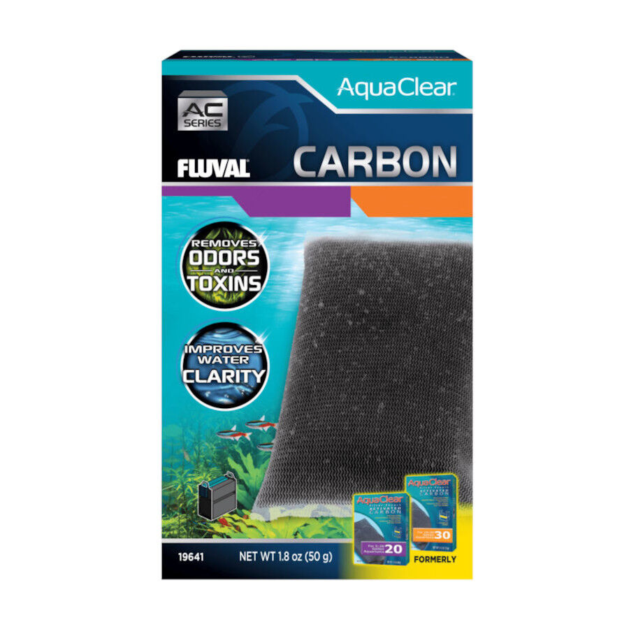 Fluval AquaClear AC Carb&oacute;n Activo Bolsa para filtro de acuarios