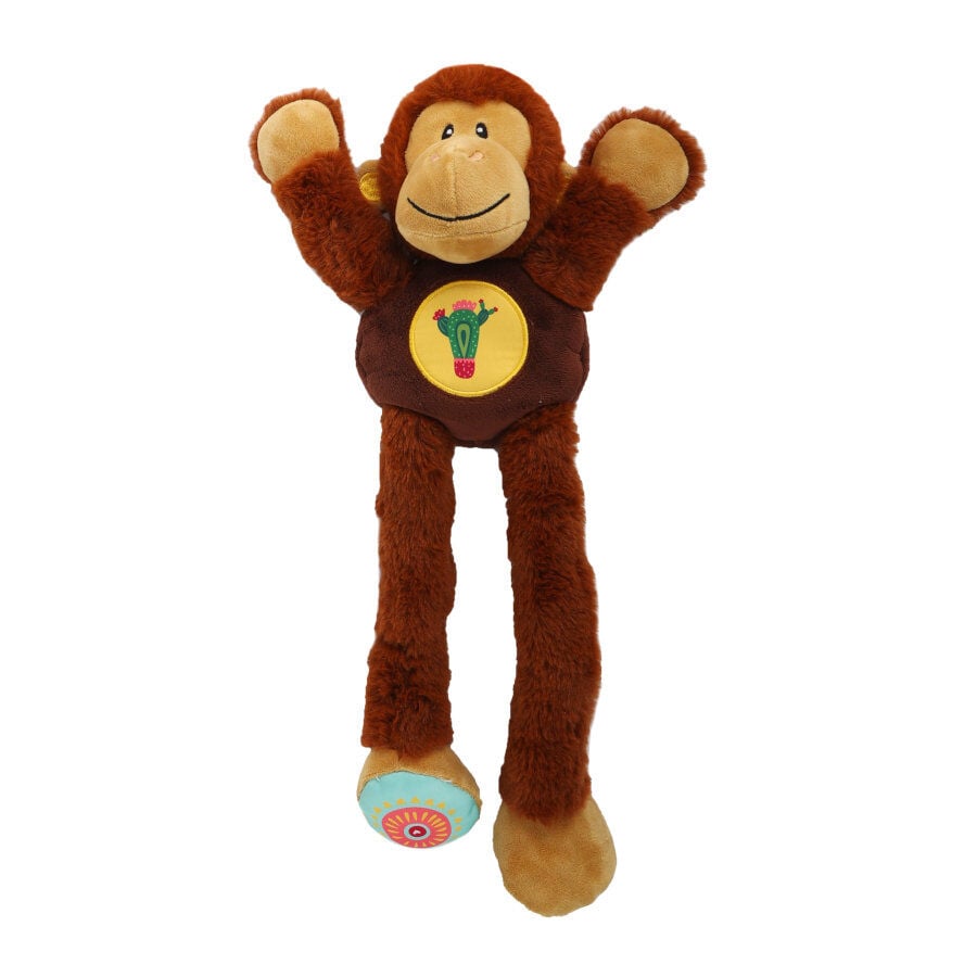 Tootoy! Comfort Twister Monkey Cuddler peluche para perros, , large indicador imagen numero 2