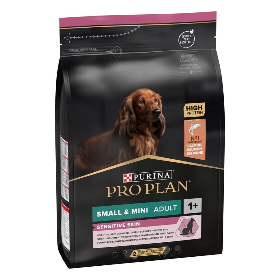 3 kg Pro Plan Adult Small y Mini Salm&oacute;n Sensitive Skin pienso para perros, , large Imagen numero 1