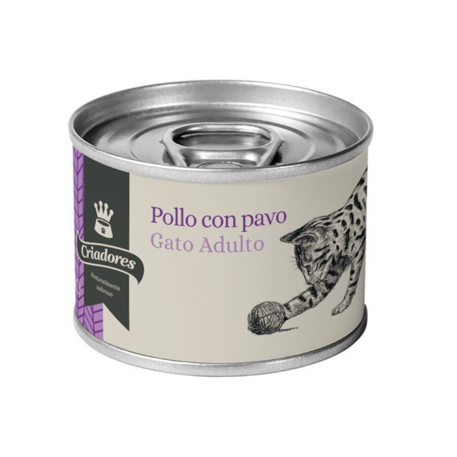 170 g Criadores Adulto Pollo y Pavoen pat&eacute; lata para gatos , , large Imagen numero 1