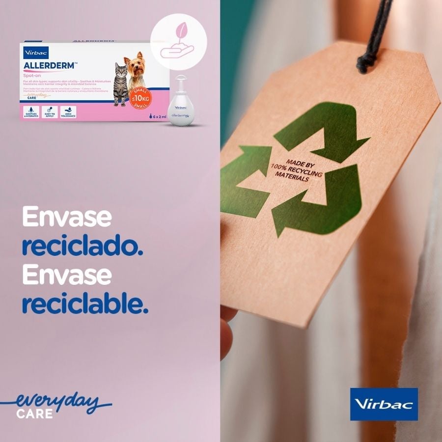 Virbac Allerderm spot on Pipetas dermatol&oacute;gicas para el cuidado de la piel Perros y Gatos., , large indicador imagen numero 5