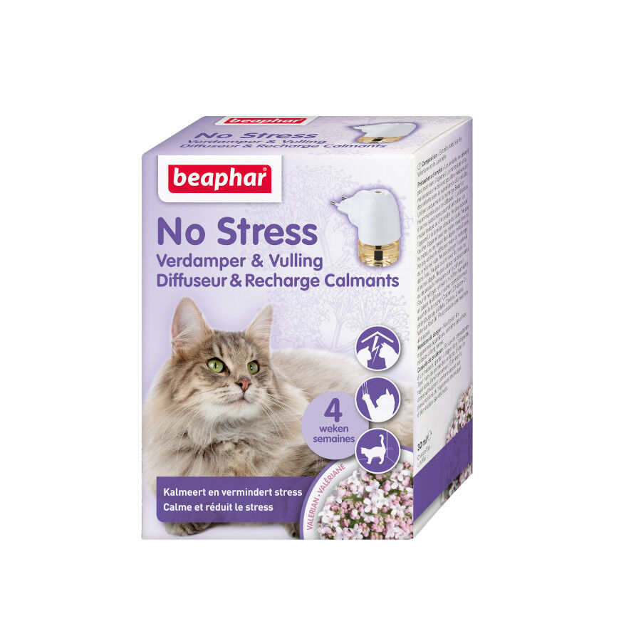 Beaphar No Stress Difusor y Recambio Relajantes para gatos, , large Imagen numero 1