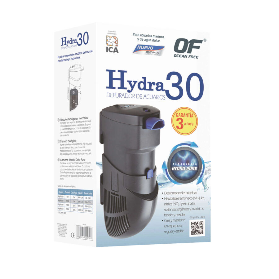 ICA Hydra filtro interno biol&oacute;gico para acuarios
