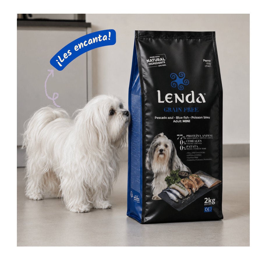 2 Kg Lenda Grain Free Pescado y Krill pienso para perros de razas mini, , large indicador imagen numero 5