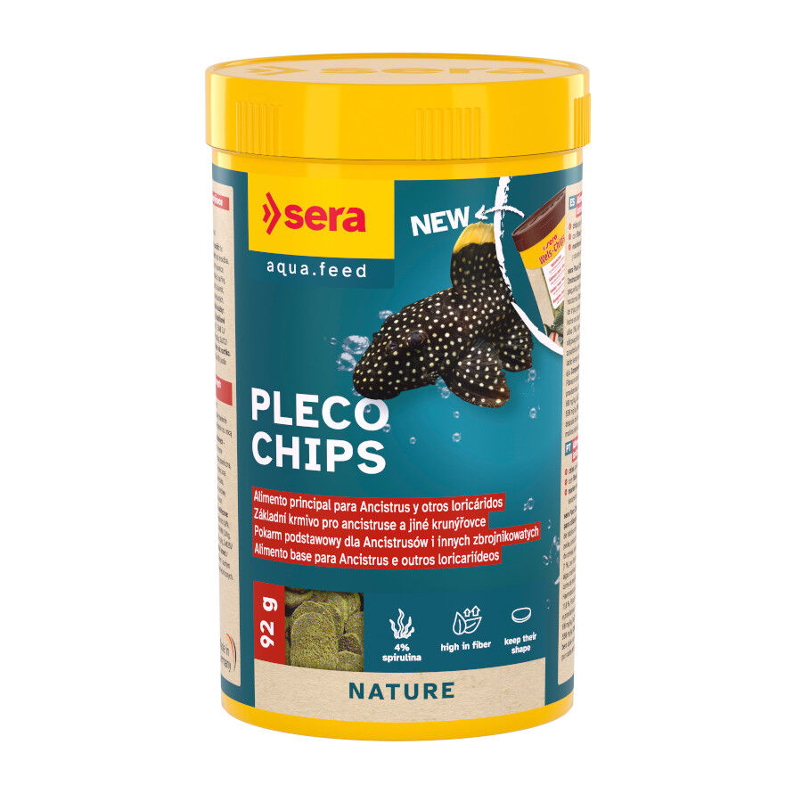 Sera Pleco-chips alimento para peces, , large indicador imagen numero 1