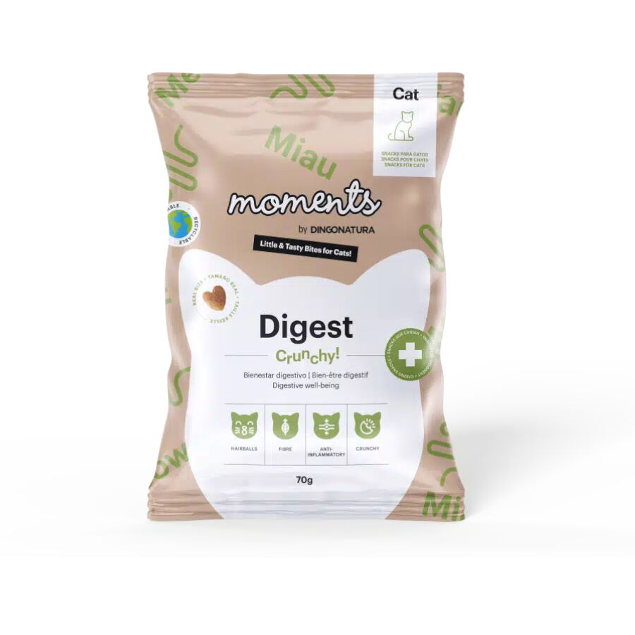 70 g Moments Digest Crunchy Bocaditos para gatos, , large Imagen numero 1
