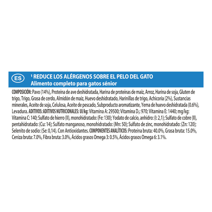 1.4 kg Pro Plan LiveClear Sterilised Pavo pienso para gatos seniors, , large indicador imagen numero 3
