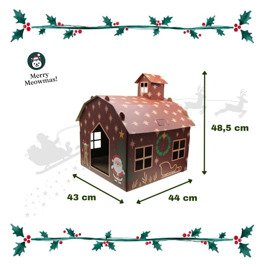 Wonder Christmas Casa Rascador Jengibre para gatos, , large indicador imagen numero 3
