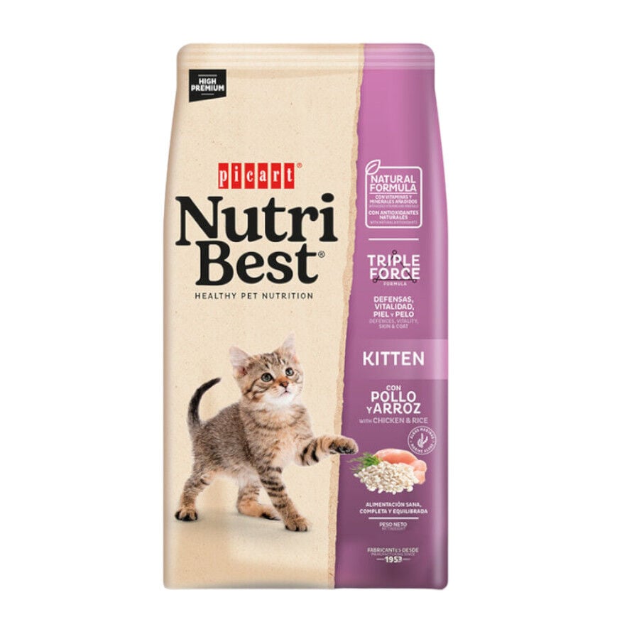 Nutribest Kitten Pollo y Arroz pienso para gatos