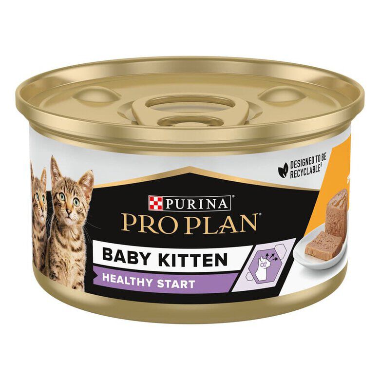 85 g Pro Plan Mousse Baby Kitten Pollo Lata para gatos&nbsp;, , large indicador imagen numero 1