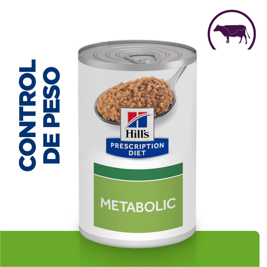 370 g Hill's Prescription Diet Metabolic Vacuno y Verduras lata para perros, , large indicador imagen numero 2