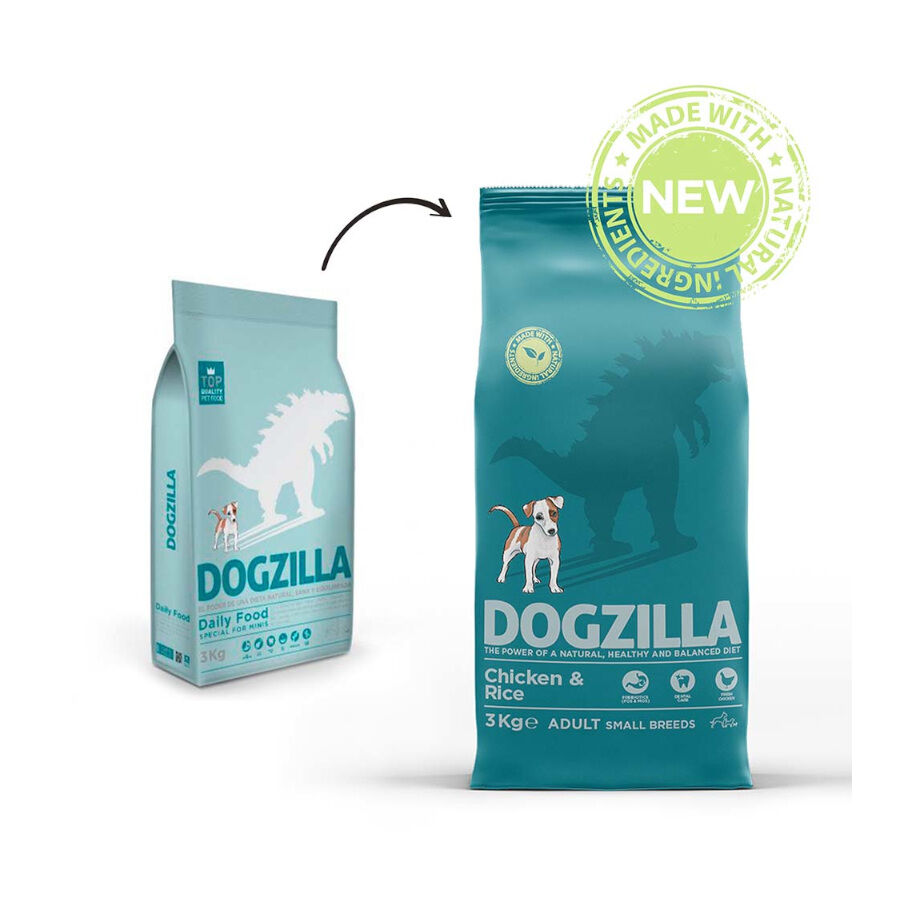 3 kg Dogzilla Adult Mini Pollo y Arroz pienso para perros, , large indicador imagen numero 2