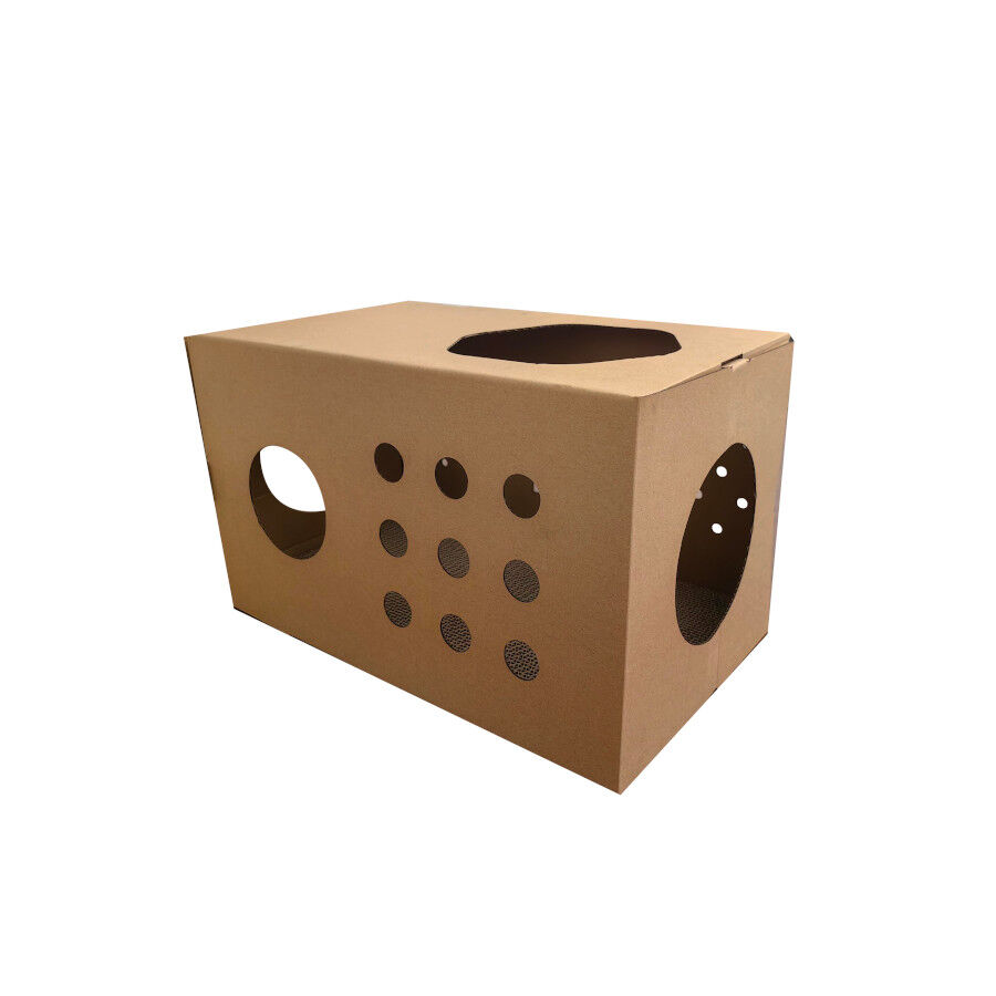 Catshion Alicia Caja Rascador de Cart&oacute;n para gatos, , large indicador imagen numero 1