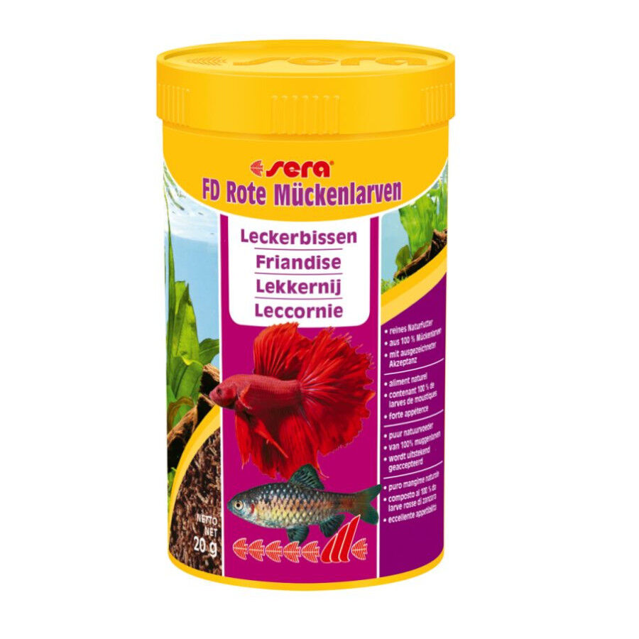 Sera FD Larvas Rojas para peces, , large Imagen numero 1