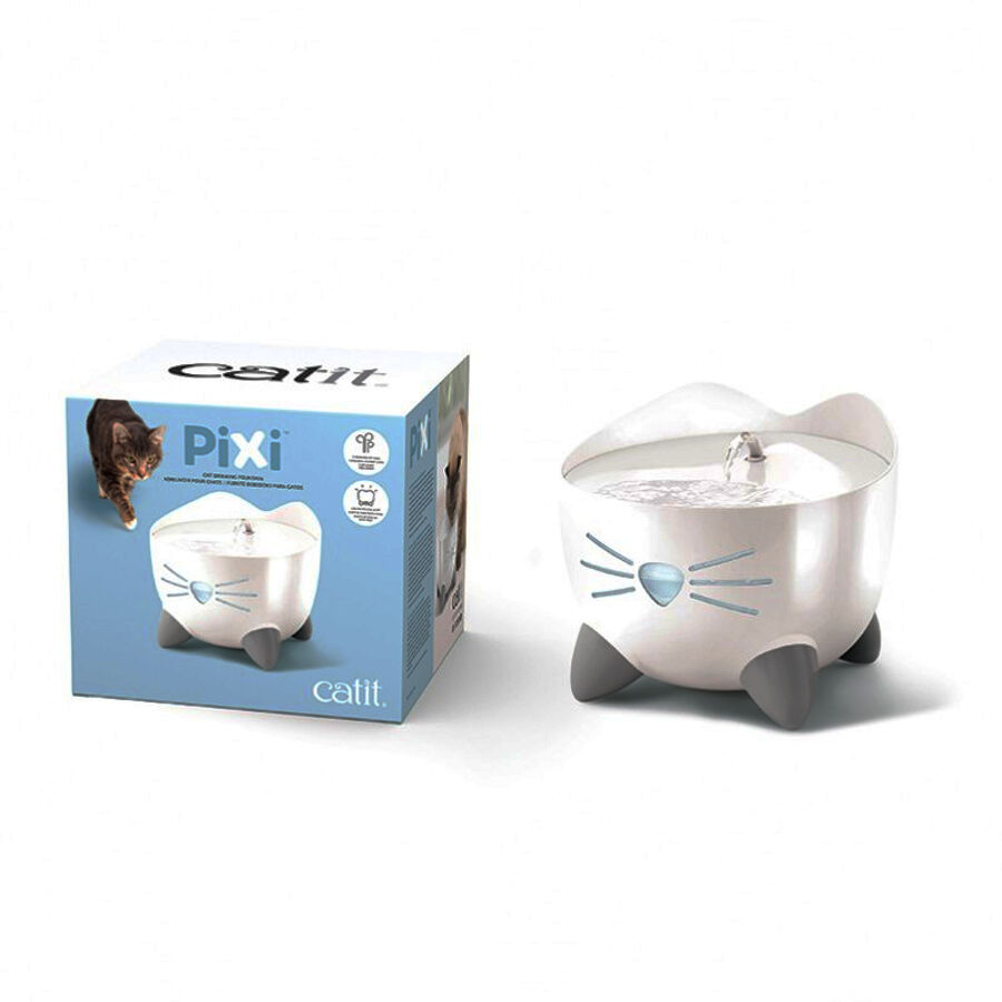 Catit PIXI Blanco Bebedero Fuente para gatos, , large Imagen numero 1