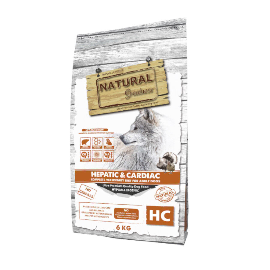 Natural Greatness Hepatic-Cardiac Pavo y Pollo Pienso Hipoalerg&eacute;nico para perros, , large Imagen numero 1