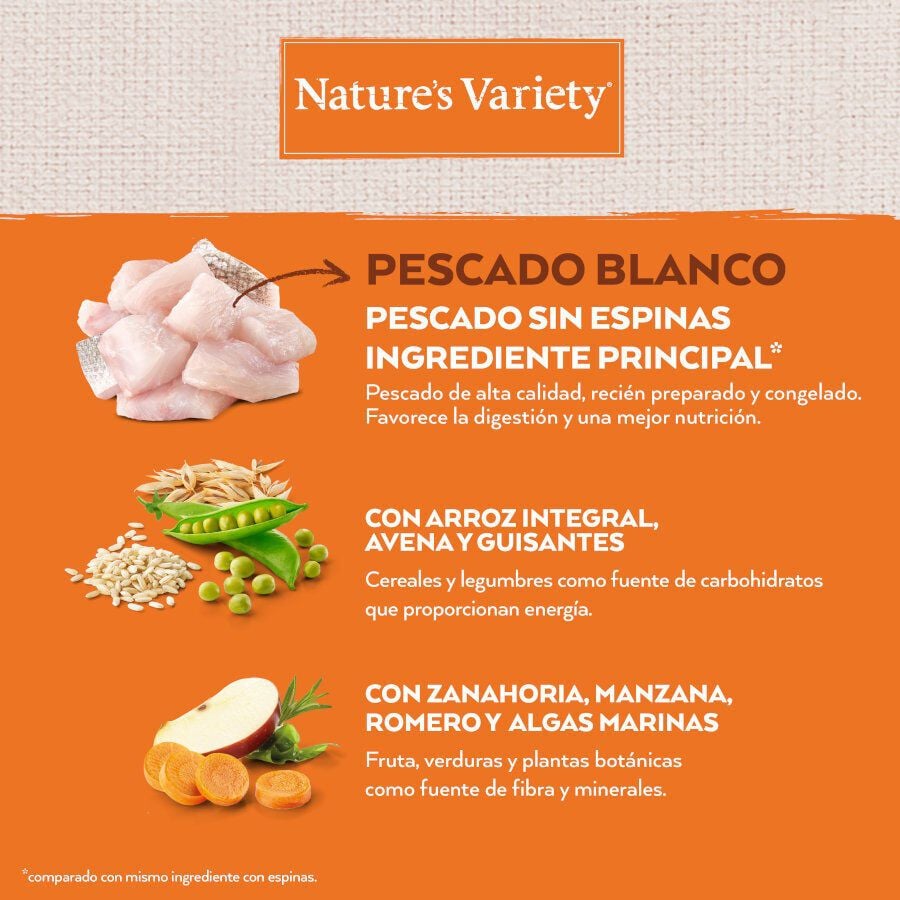 3 kg Nature's Variety Healthy Grains Kitten Pescado Blanco pienso para gatos&nbsp;, , large indicador imagen numero 3