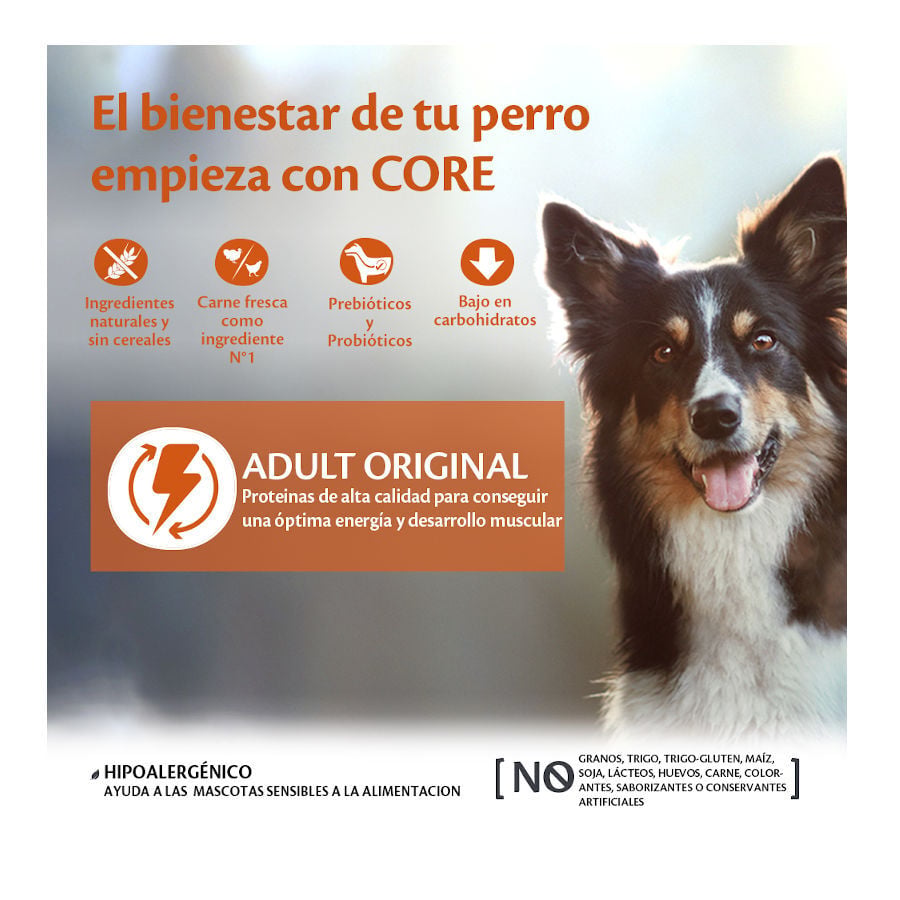 10 kg Wellness Core Adult Medium Original Pavo y Pollo pienso para perros, , large Imagen numero 2