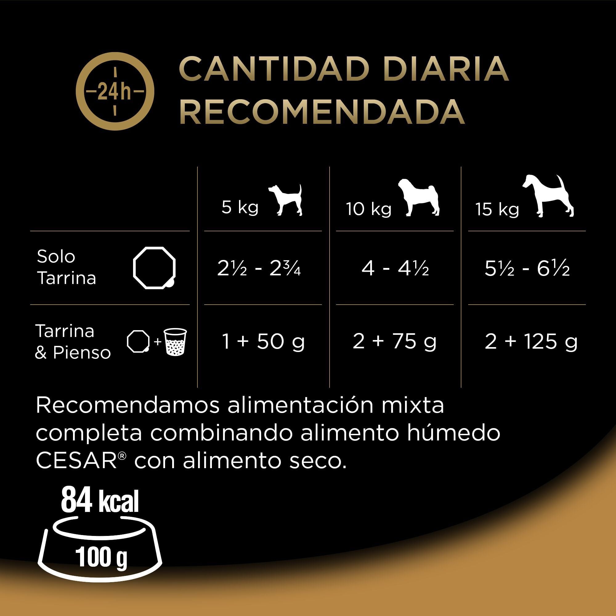 8 tarrinas x 150 g Cesar Receta campesina tarrina en Salsa para Perros , , large Imagen numero 3